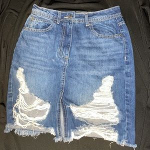 Parisian Jean skirt